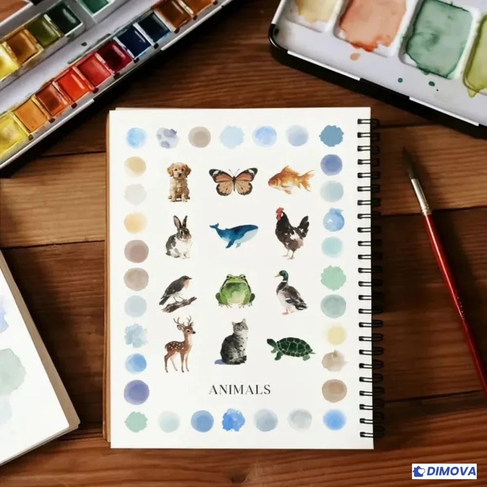 Kit d'aquarelle complet avec livre de coloriage