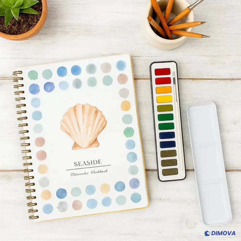 Kit d'aquarelle complet avec livre de coloriage