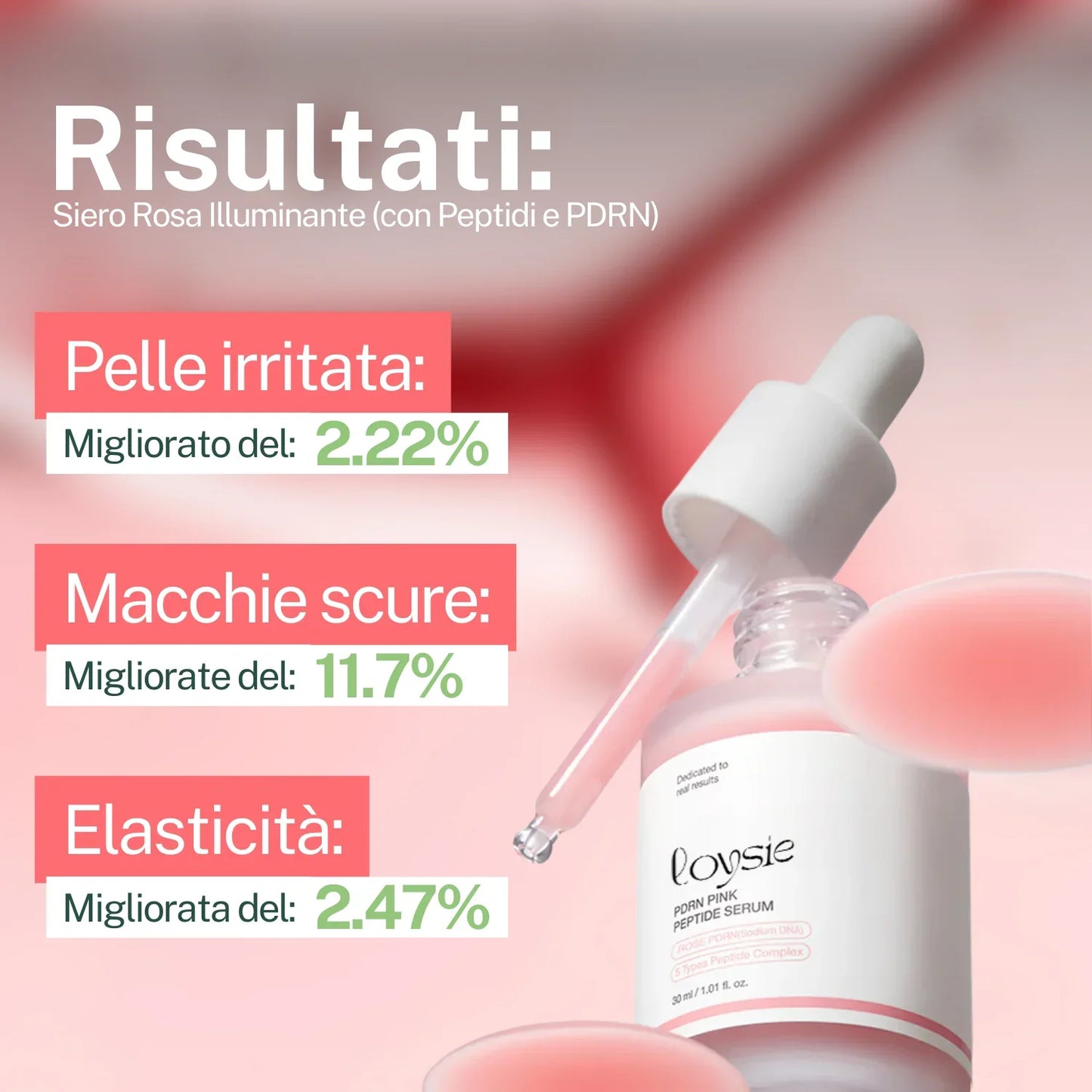 Sérum Rose Éclaircissant (aux peptides )