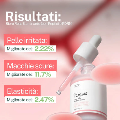 Sérum Rose Éclaircissant (aux peptides )