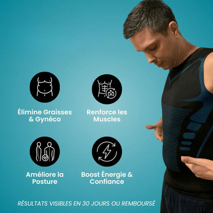 Haut Amincissant Homme – Gaine discrète pour un ventre plus plat