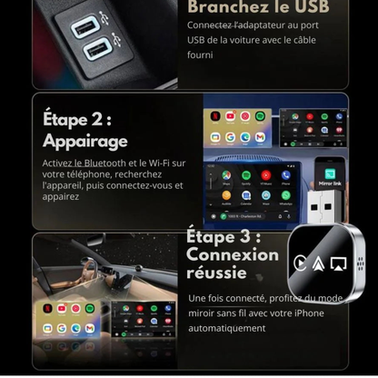 Drahtloser CarPlay-Adapter 2026 (Android/Apple)