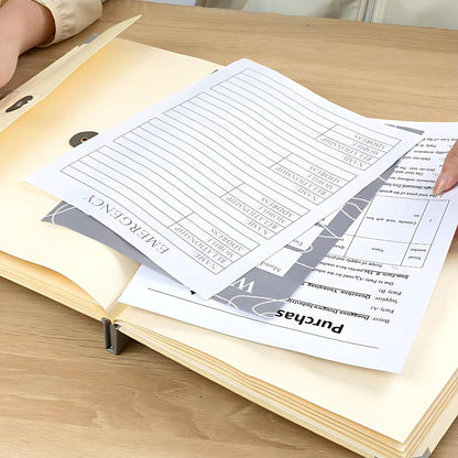 The Life Book Document Organizer - Complete Organization System + 4 FREE Bonuses.