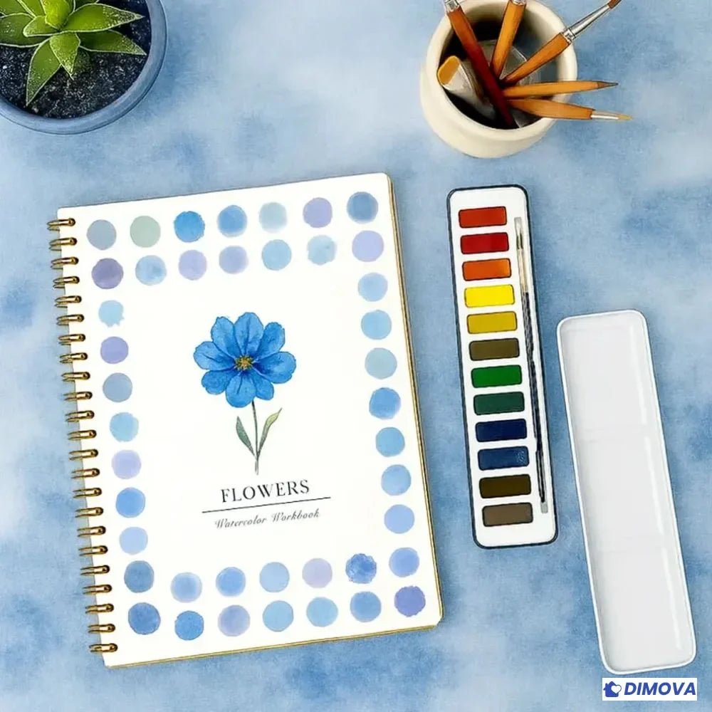 Kit d'aquarelle complet avec livre de coloriage