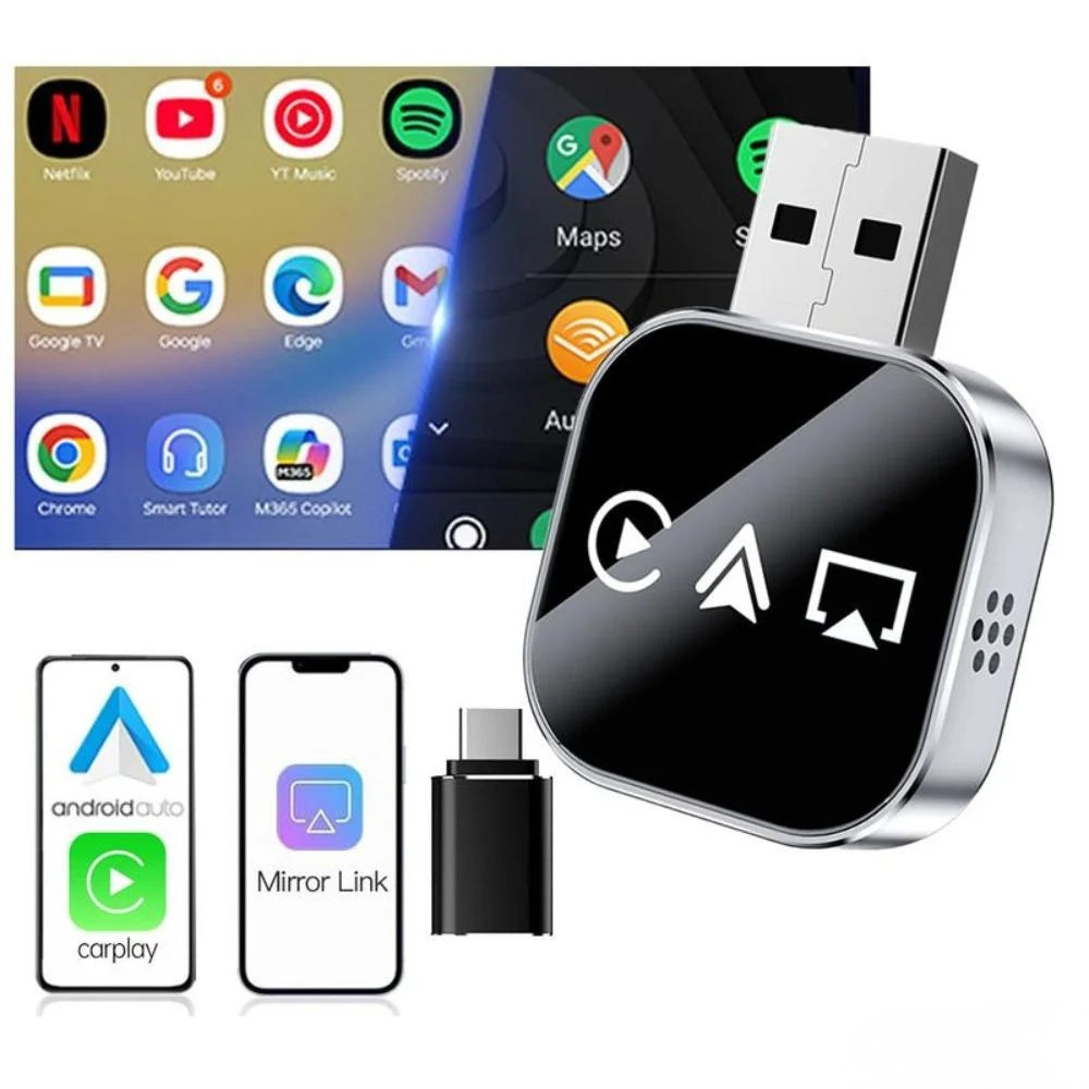 Drahtloser CarPlay-Adapter 2026 (Android/Apple)