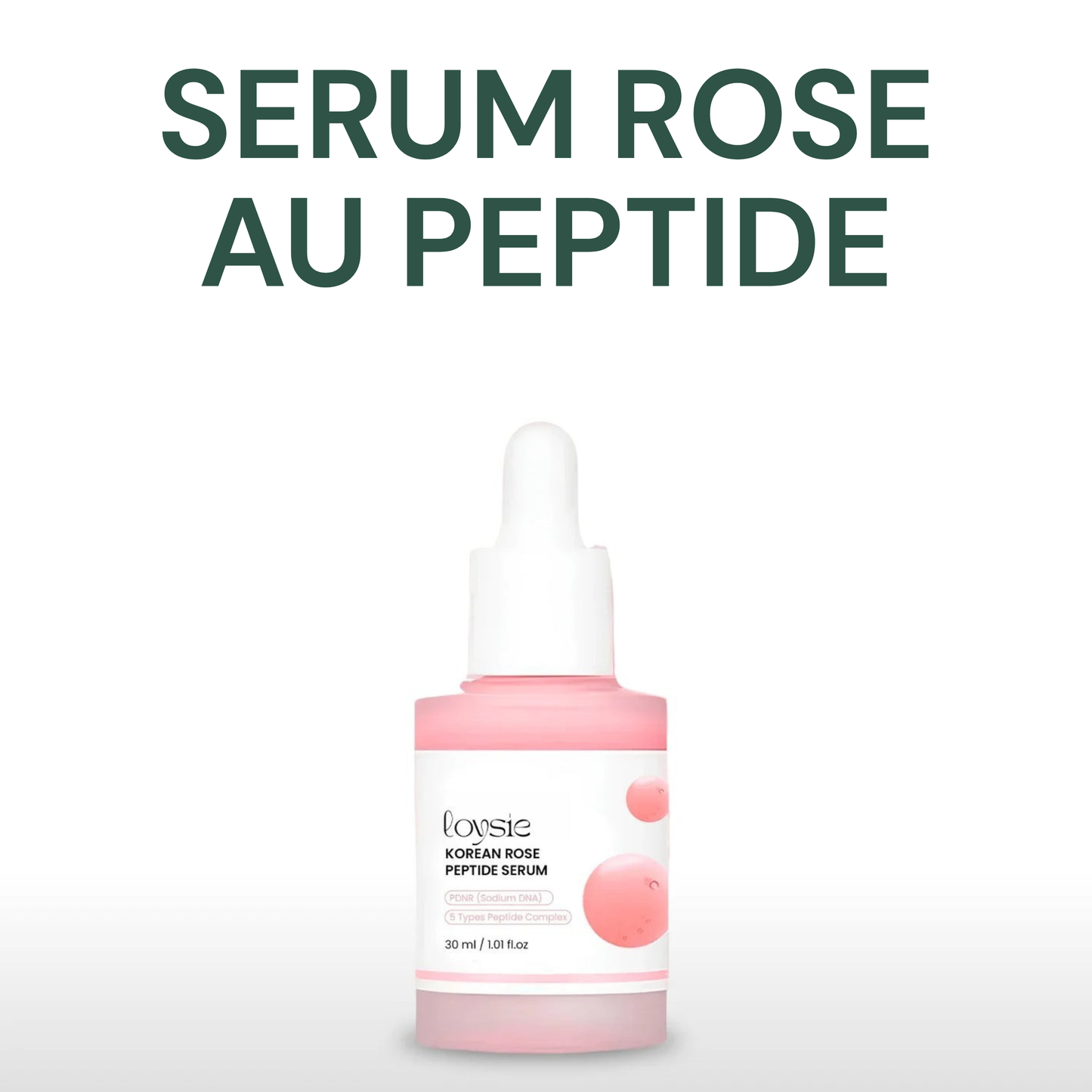 Sérum Rose Éclaircissant (aux peptides )