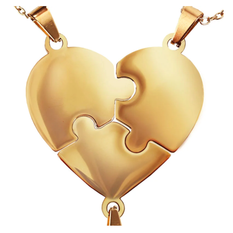 Liaison™ - Collier puzzle famille personnalisé