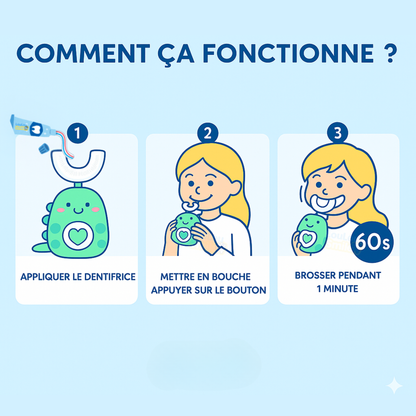 DinoDents™ - 360°-Zahnbürste für Kinder