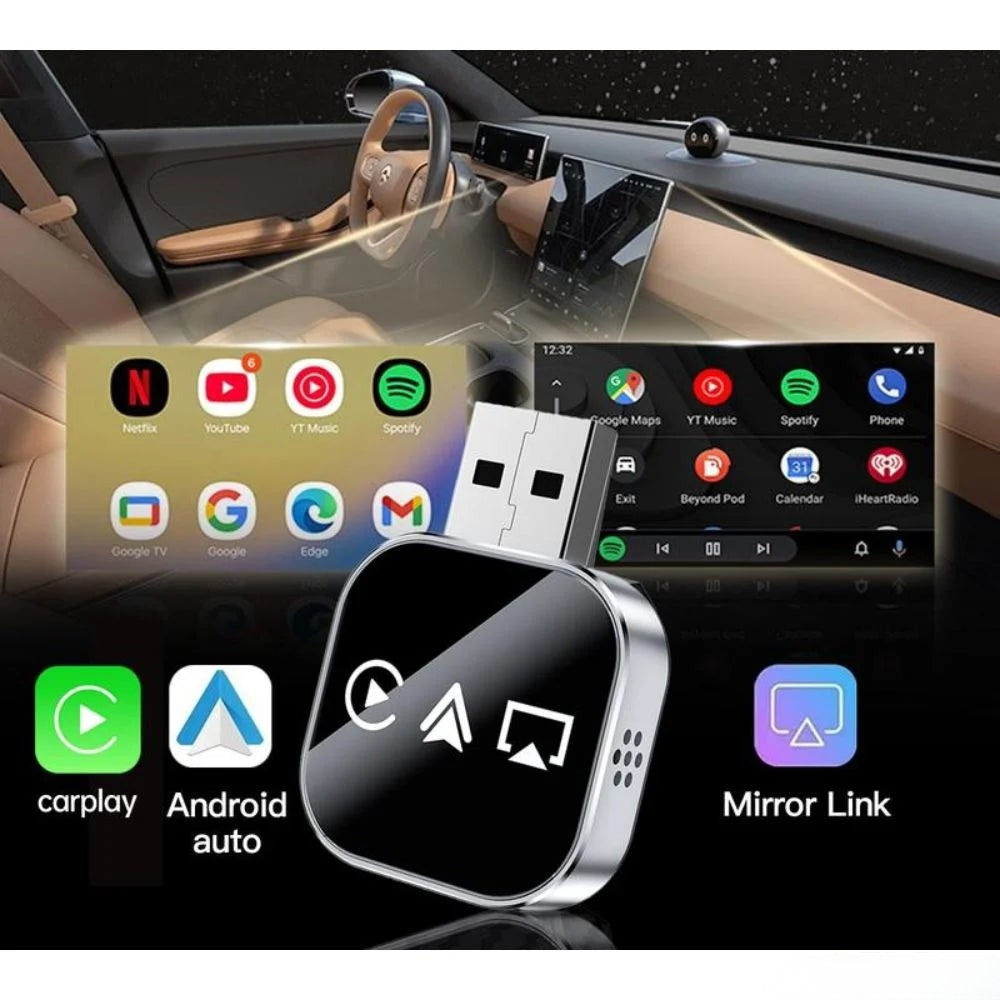 Drahtloser CarPlay-Adapter 2026 (Android/Apple)