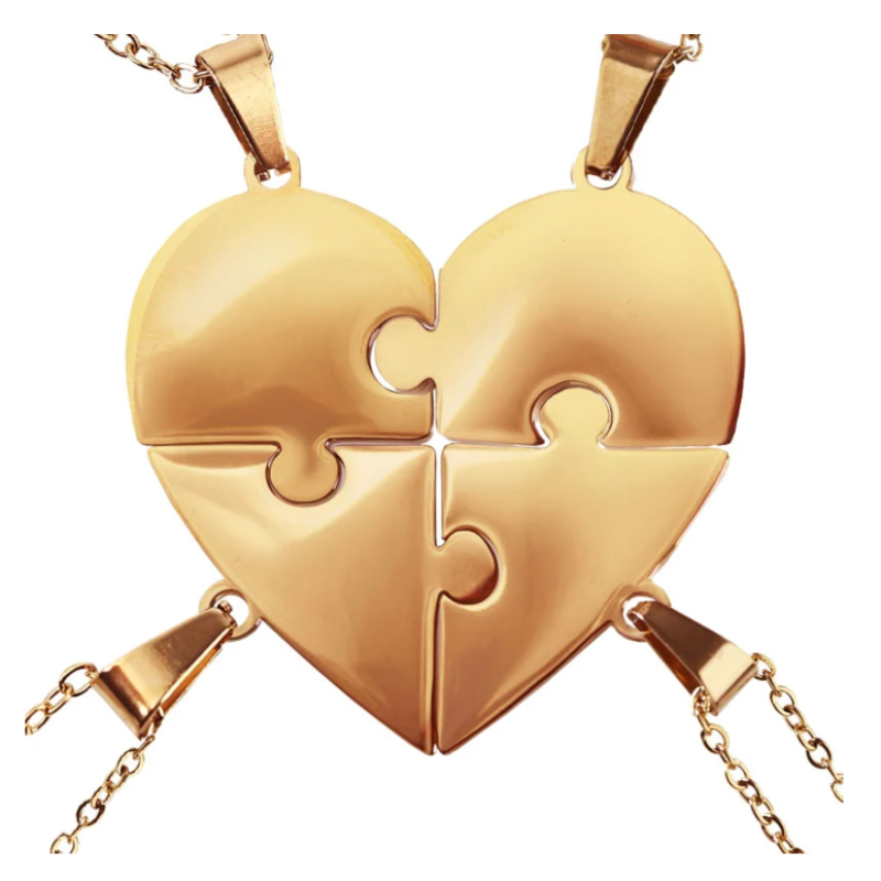 Liaison™ - Collier puzzle famille personnalisé