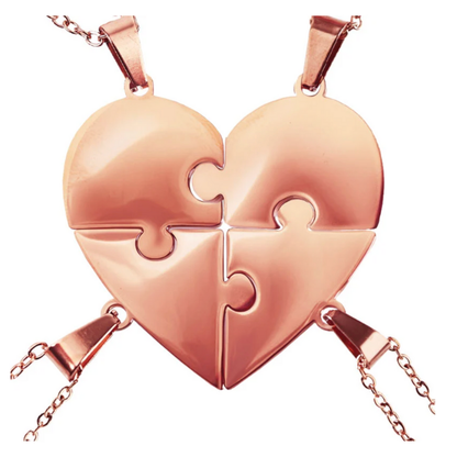 Liaison™ - Collier puzzle famille personnalisé