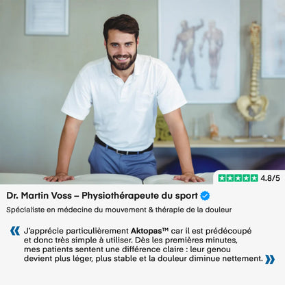 Aktopas™ - 10er-Pack selbstklebende Kniebandagen