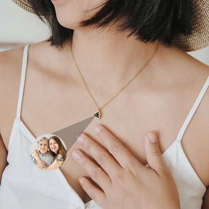 Collier Cœur avec Photo Personnalisée