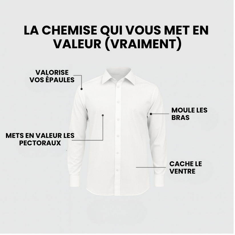 Knitterfreies Hemd eng anliegender Schnitt