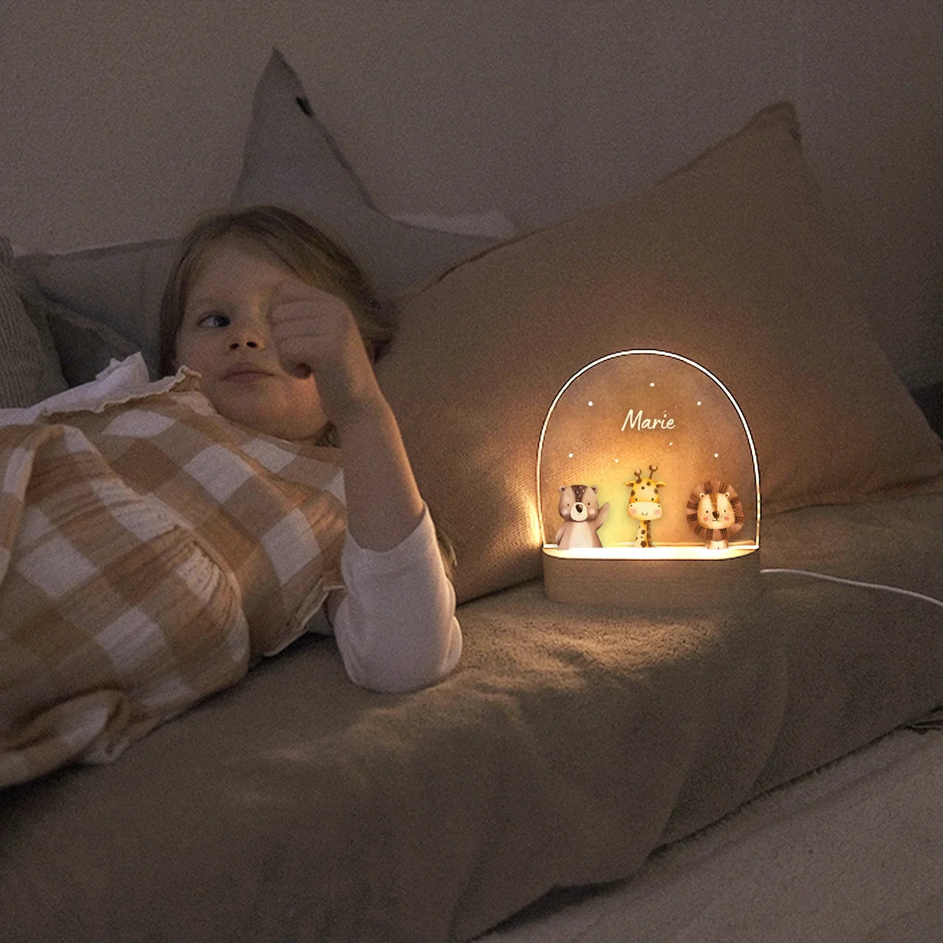 Veilleuse personnalisée « Animal préféré »