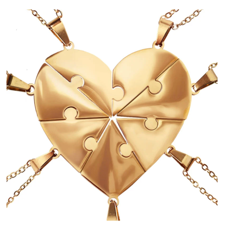 Liaison™ - Collier puzzle famille personnalisé