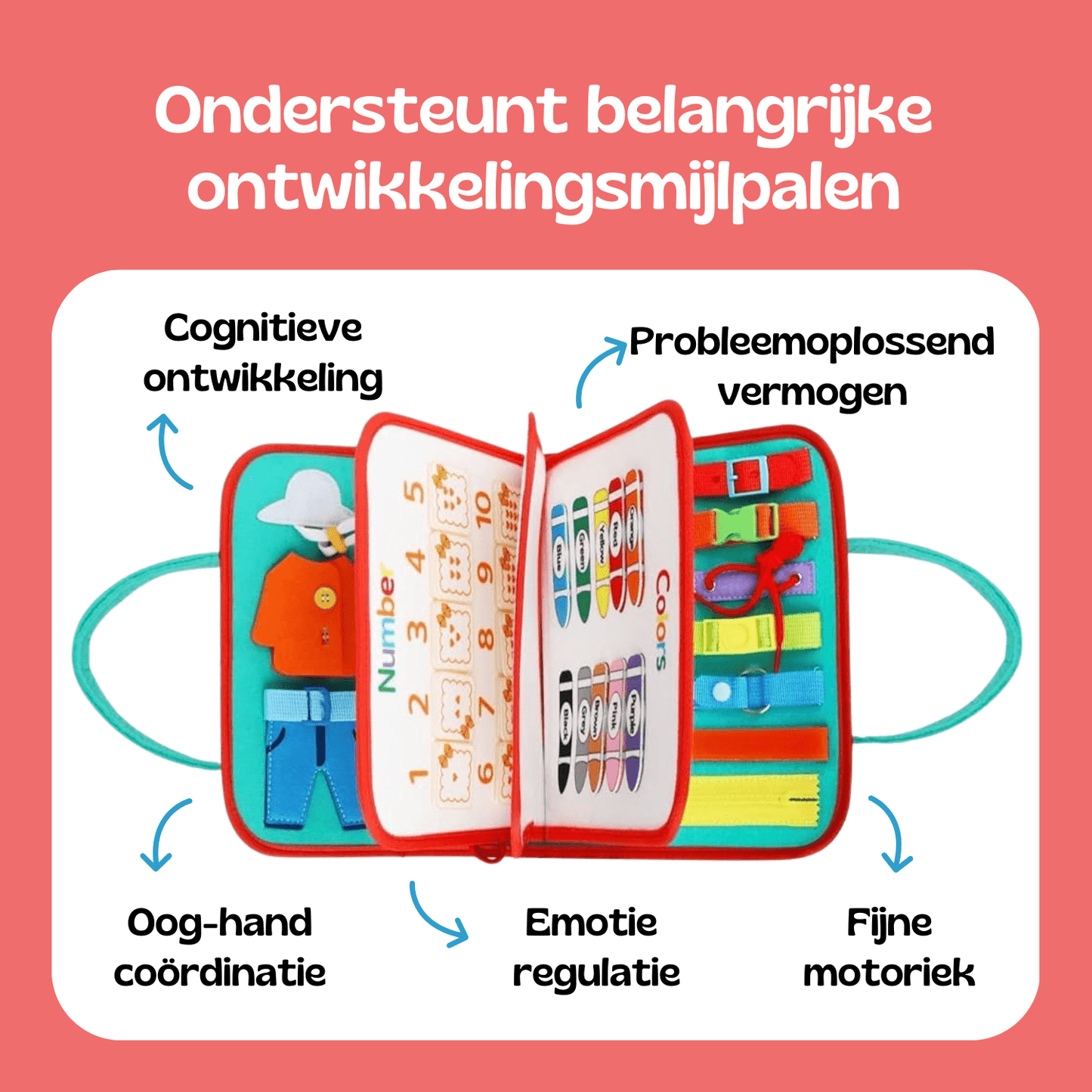 TibaToes™ Montessori Speelbord