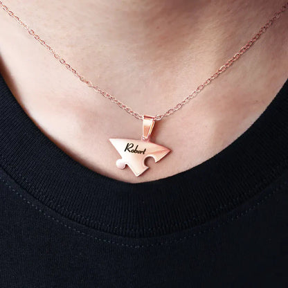Liaison™ - Collier puzzle famille personnalisé