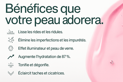 Sérum Rose Éclaircissant (aux peptides )