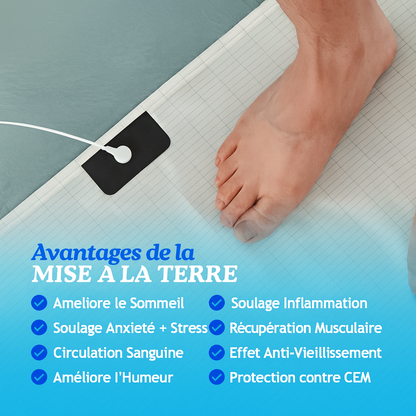 EarthRest - Draps de lit avec mise à la terre