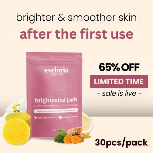 brightening turmeric & kojic acid pads