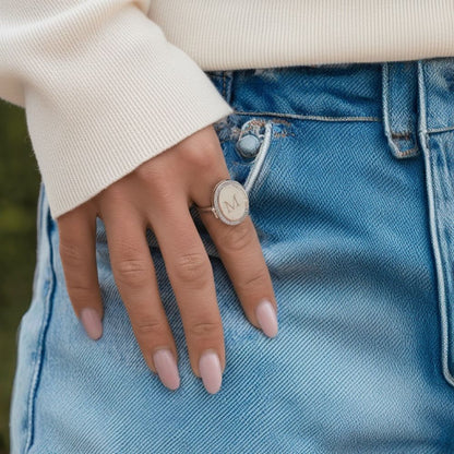 Ring Medaillon des Herzens