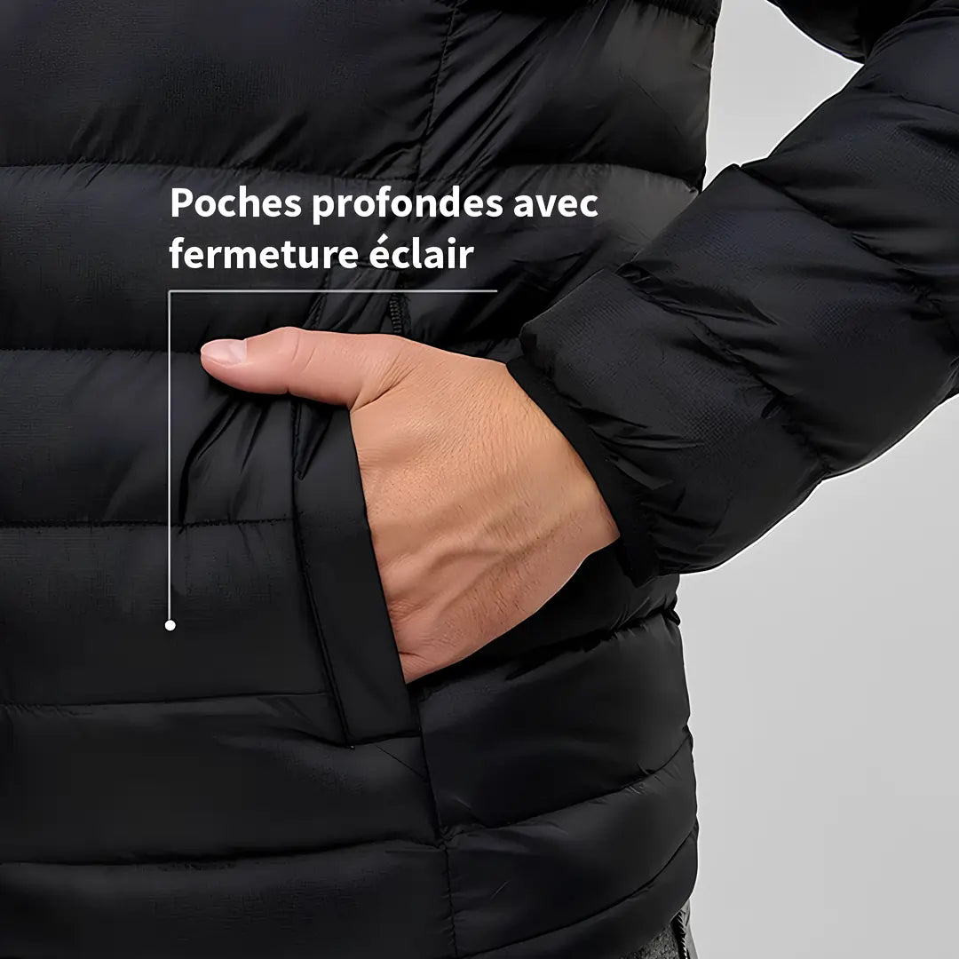 Heatcore Urban 8™ – Veste chauffante unisexe à manches longues (doudoune thermique)