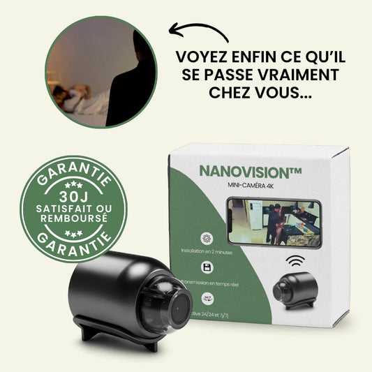 NanoVision™ - Mini-Caméra 4K