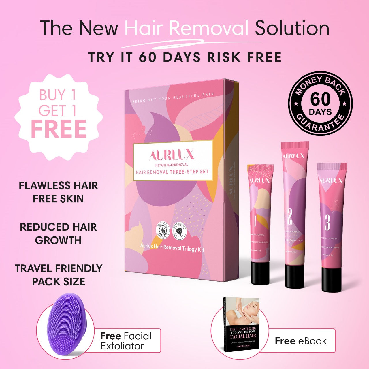 Hair Removal Trilogy Kit