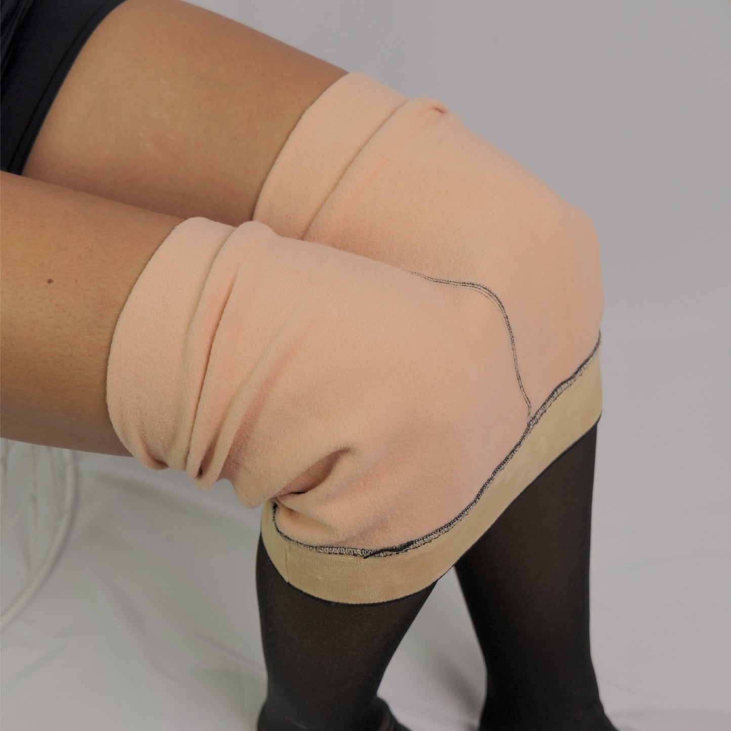 FLEECE-STRUMPFHOSE MIT TRANSPARENTEM EFFEKT LEGGS