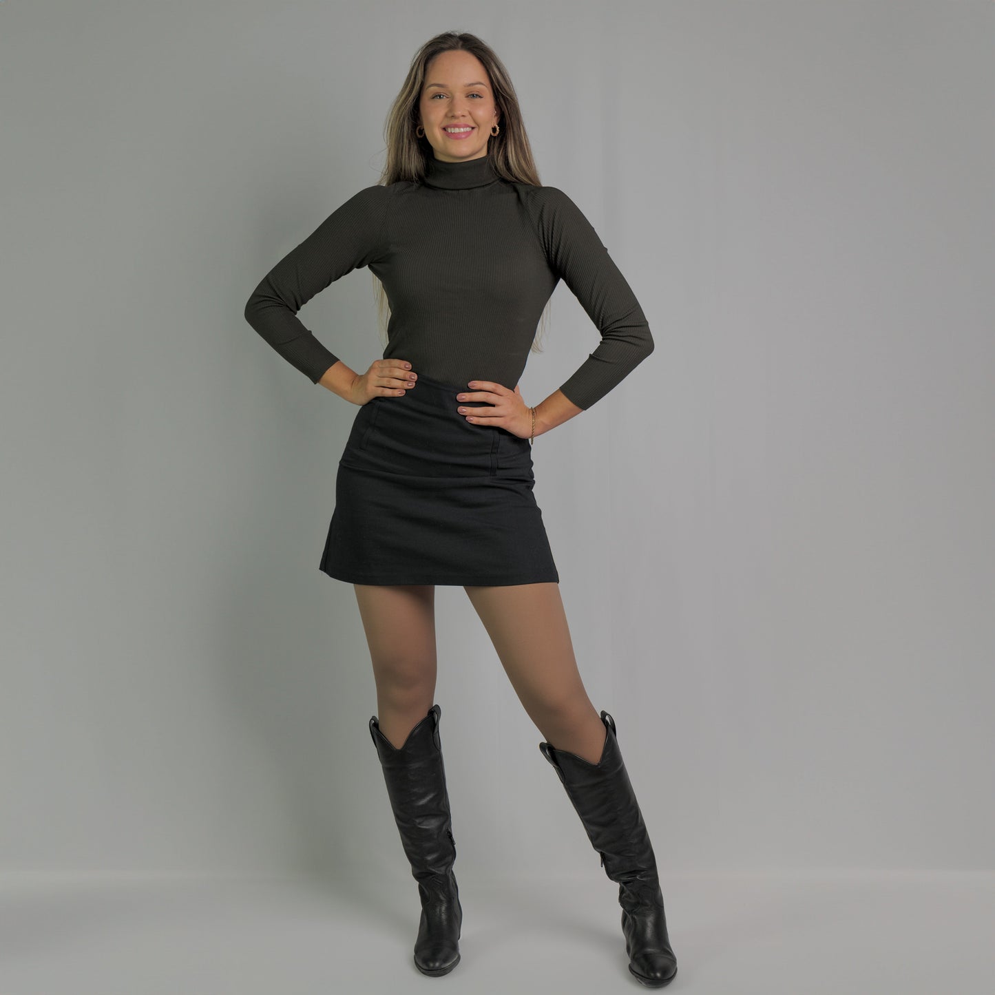 FLEECE-STRUMPFHOSE MIT TRANSPARENTEM EFFEKT LEGGS