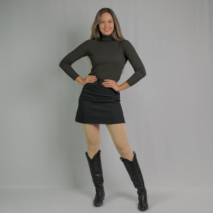 FLEECE-STRUMPFHOSE MIT TRANSPARENTEM EFFEKT LEGGS