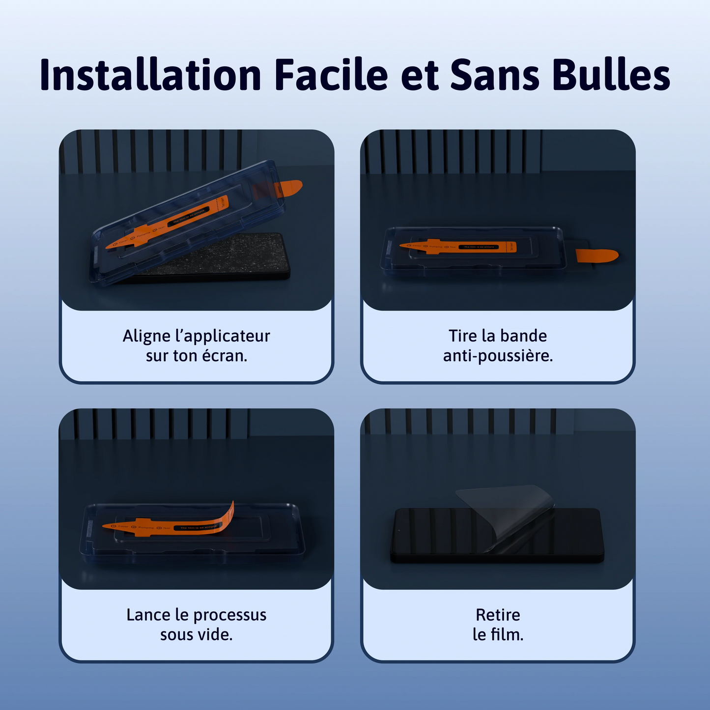 Protection d'écran 3 en 1 - Xiaomi/Redmi