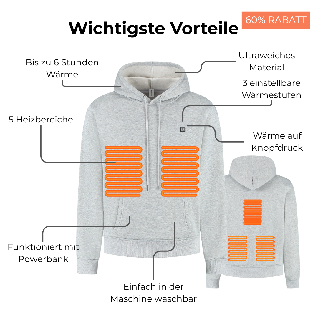 Beheizbarer Hoodie