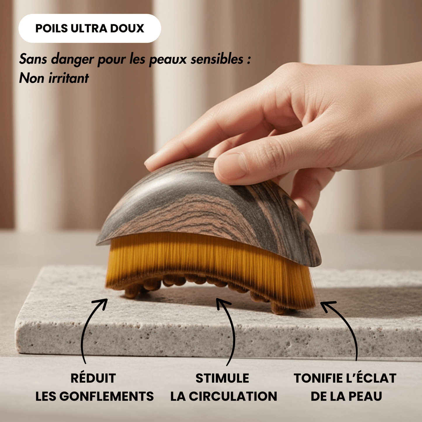 Lymphdrainage-Bürste