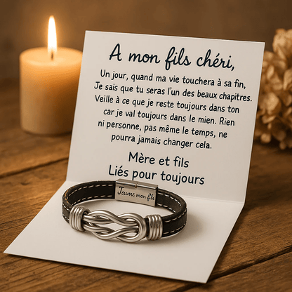 Bracelet Infini - À mon Fils chéri