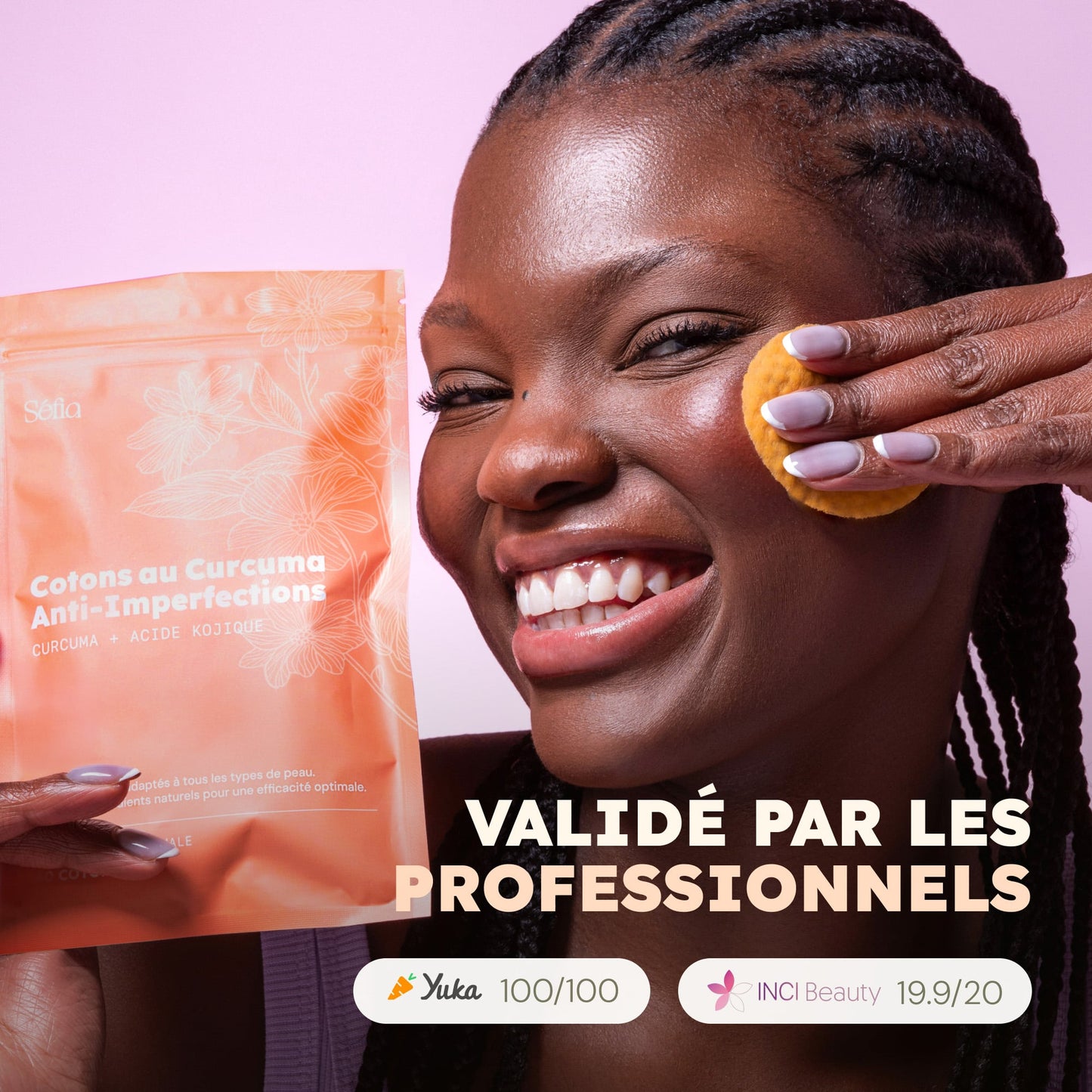 Reinigungswatte Kurkuma & Vitamin C